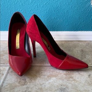 Red heels made in italt